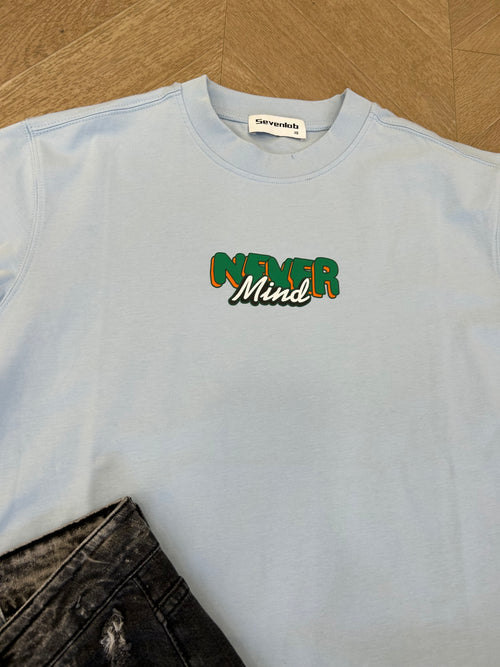t-shirt mind azzurra