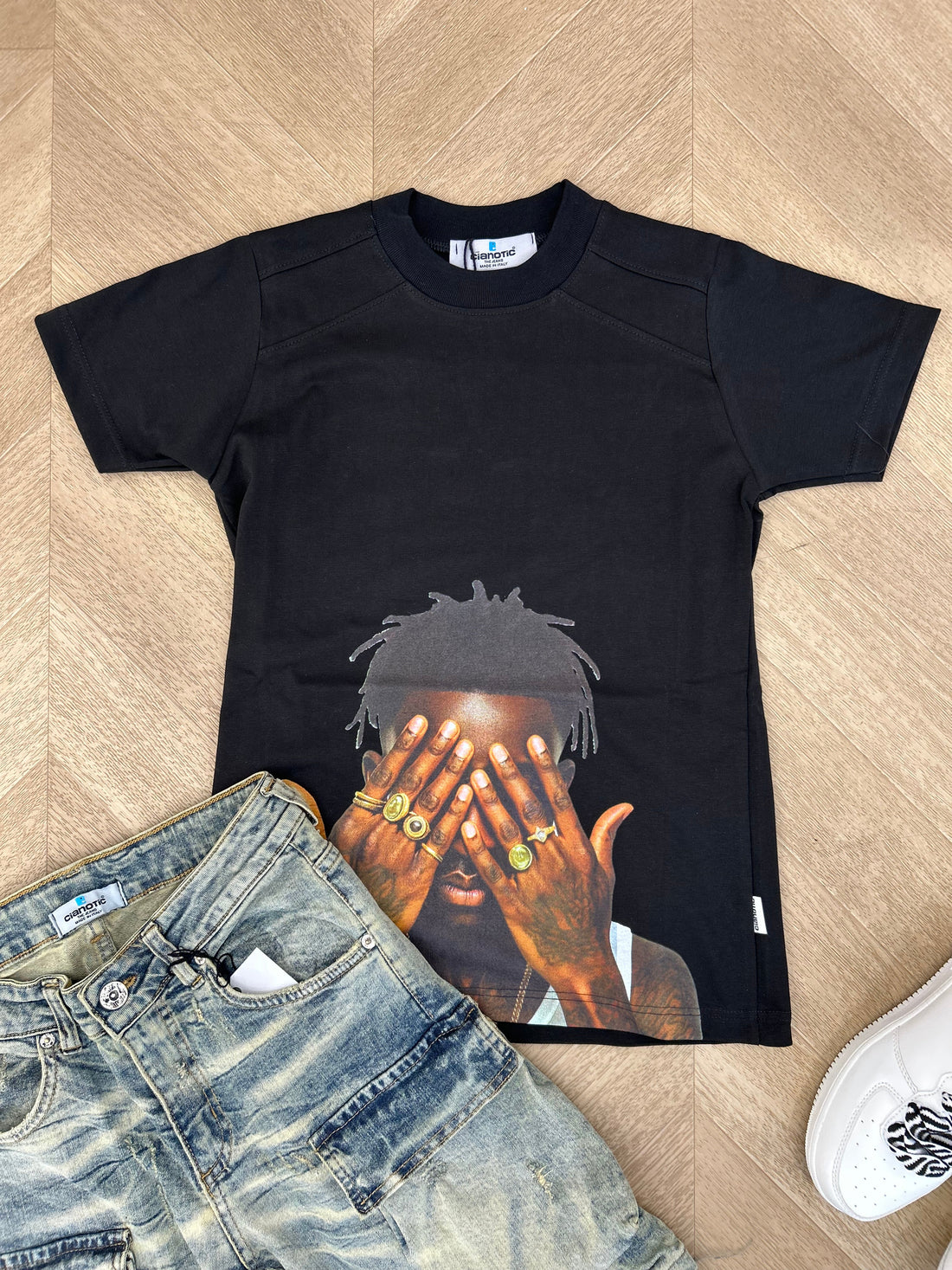t-shirt drake nera