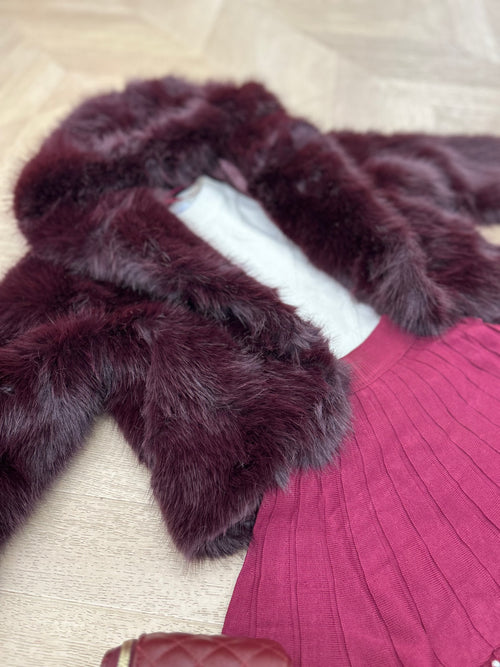 pelliccia bordeaux