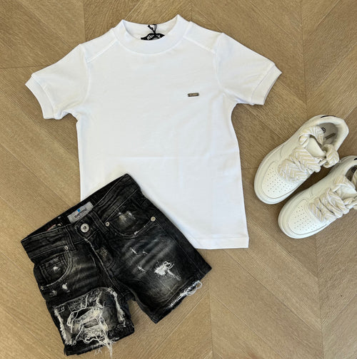 t-shirt plate bianca