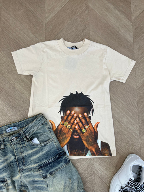 t-shirt drake crema