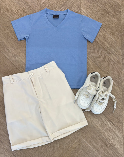 t-shirt parigi azzurra