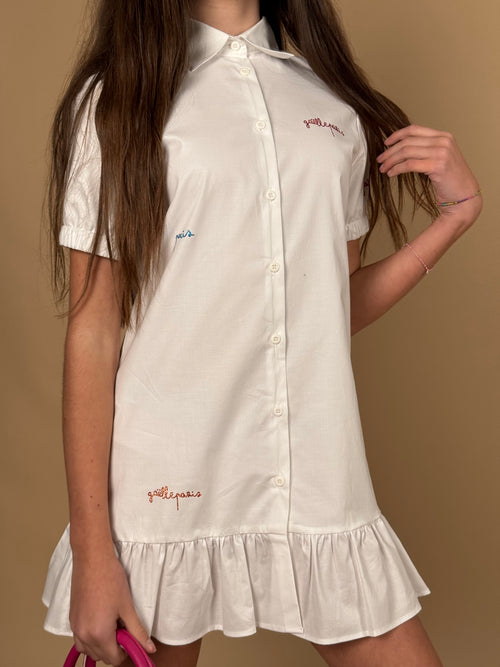 dress white gaelle