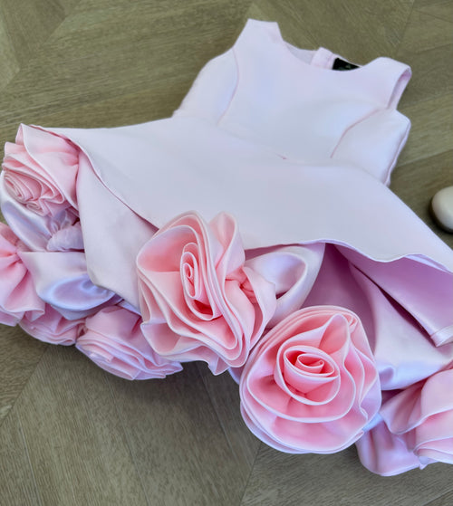 dress con rosa
