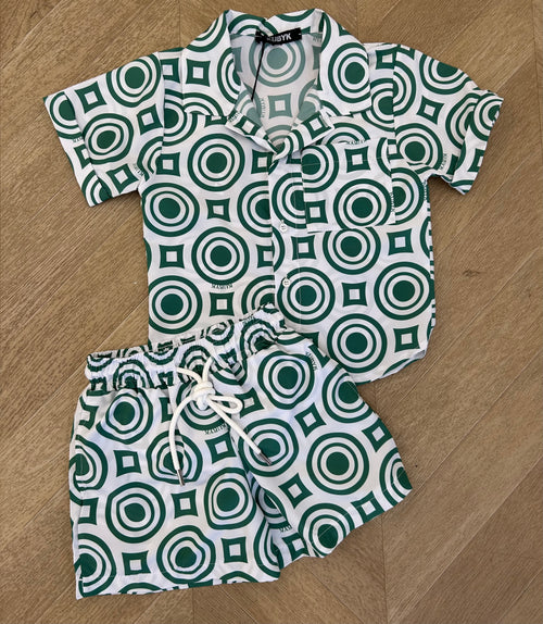 coordinato summer verde