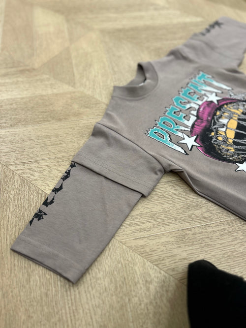 maglia machine tortora