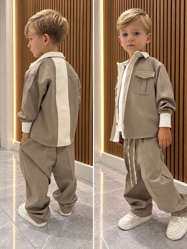 coordinato jonas beige