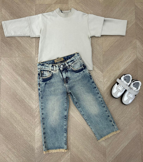 t shirt simple beige