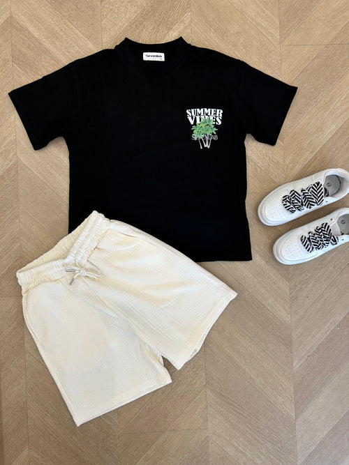 t-shirt summer vibes nera