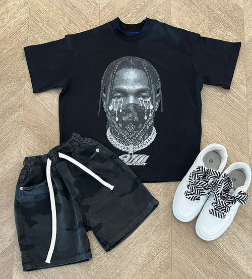 t shirt artsupermoney nero
