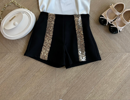 Short nero e oro