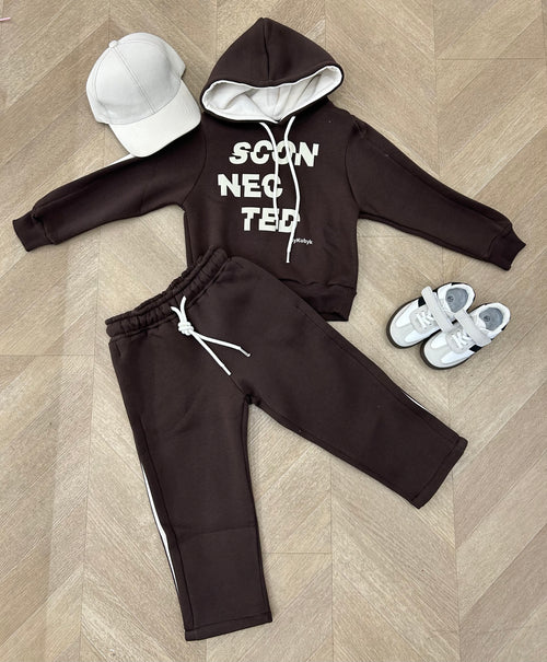 tuta reverse marrone