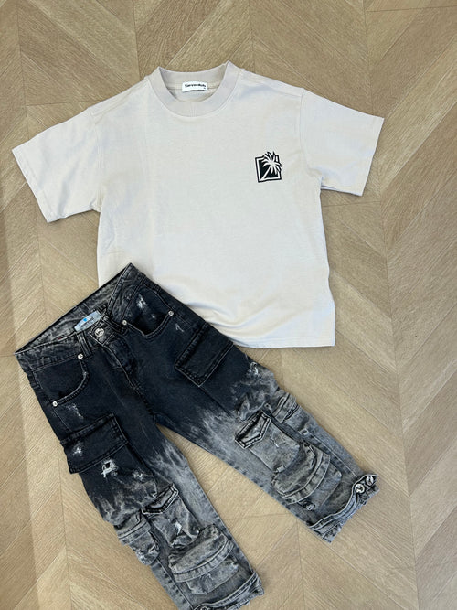 t-shirt sevenlab beige