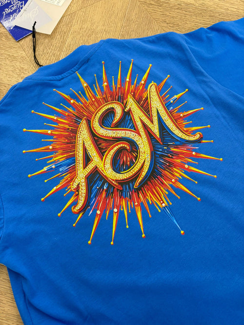 t shirt american blu