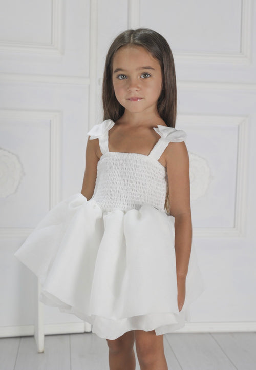 abitino tulle bianco