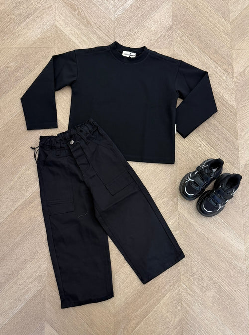 maglia basic nera