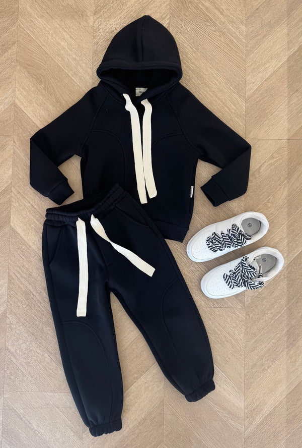 tuta sporty  nera