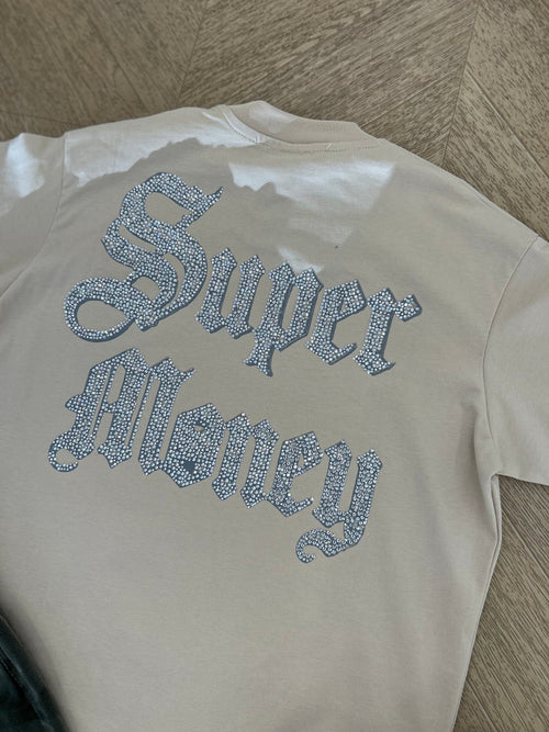 t shirt artsupermoney beige