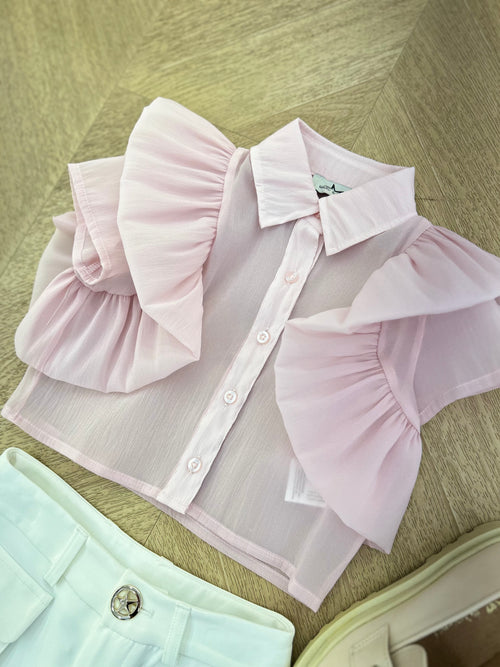 camicia shakira rosa