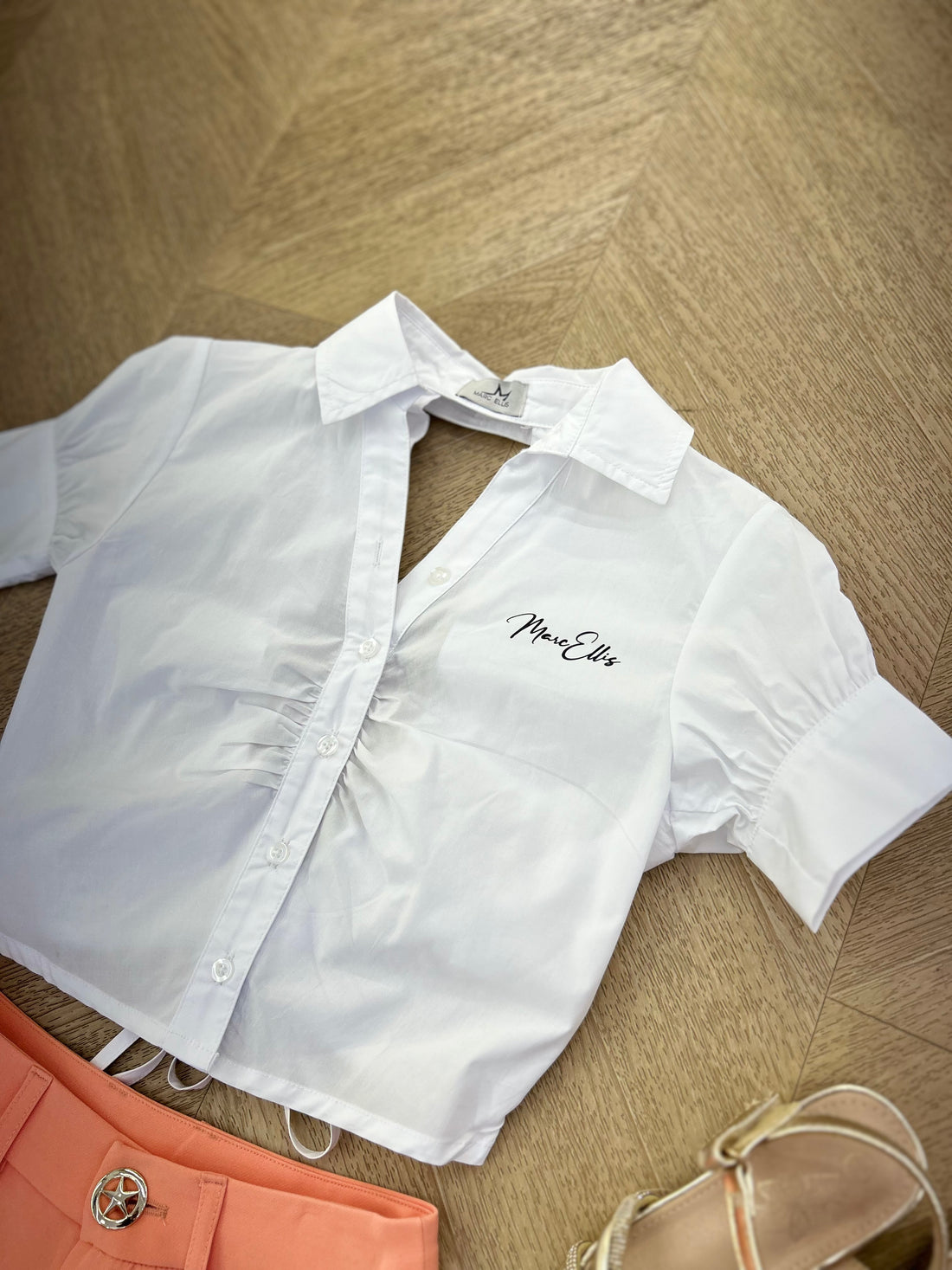 camicia drappeggio