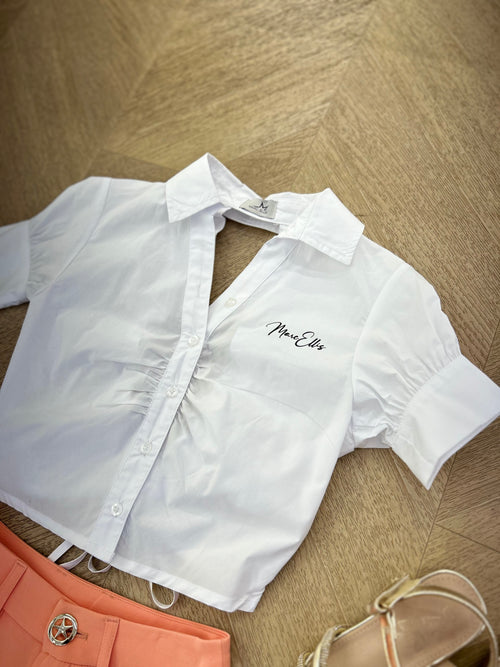 camicia drappeggio