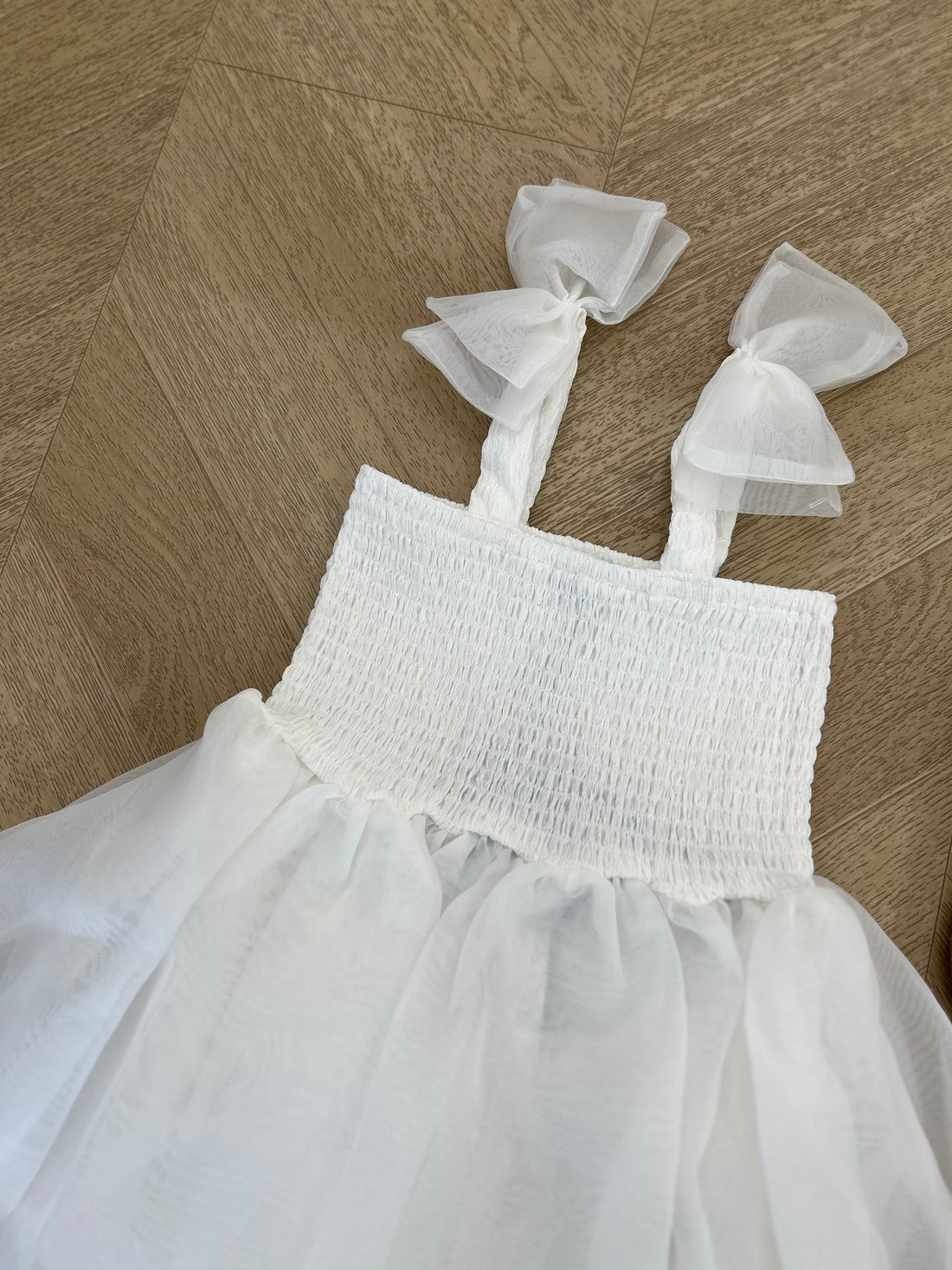 abitino tulle bianco