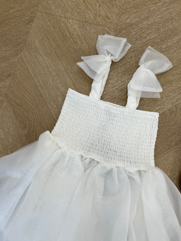 abitino tulle bianco
