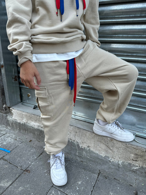 Tuta america beige
