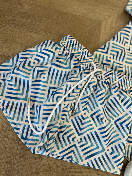 coordinato masai blu