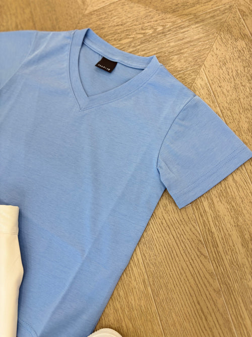 t-shirt parigi azzurra