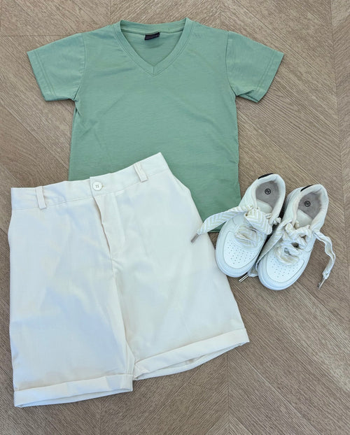 t-shirt parigi verde