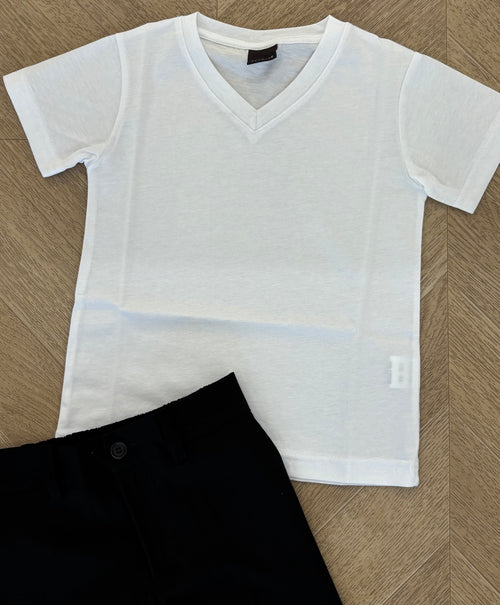 t-shirt parigi bianco