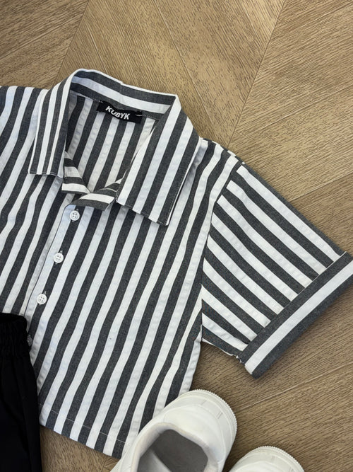 camicia righe cotone