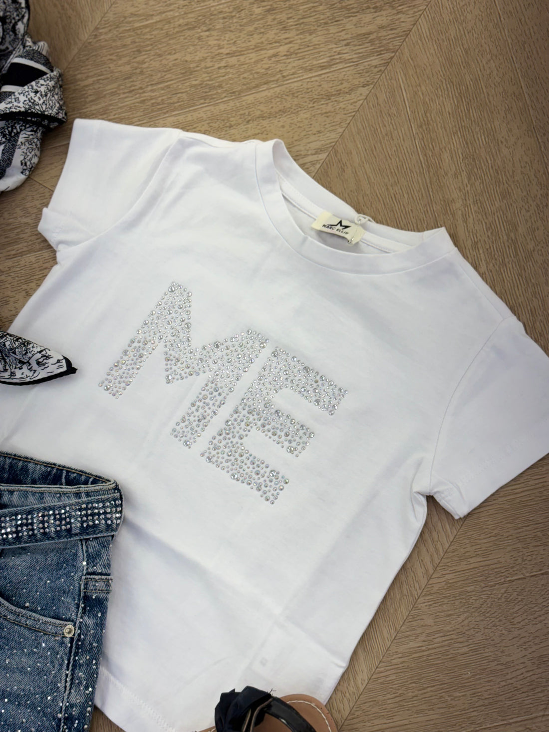 t shirt ME bianca