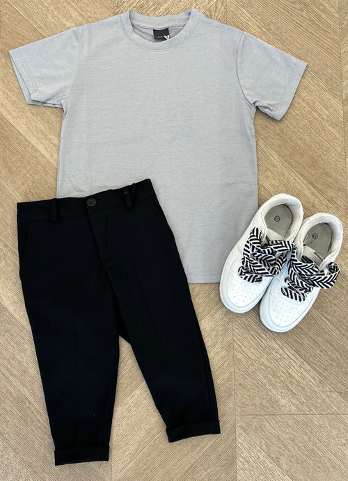 t shirt milano grigio
