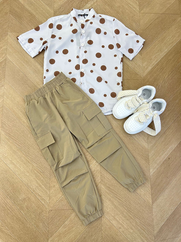 Pantalone aris beige