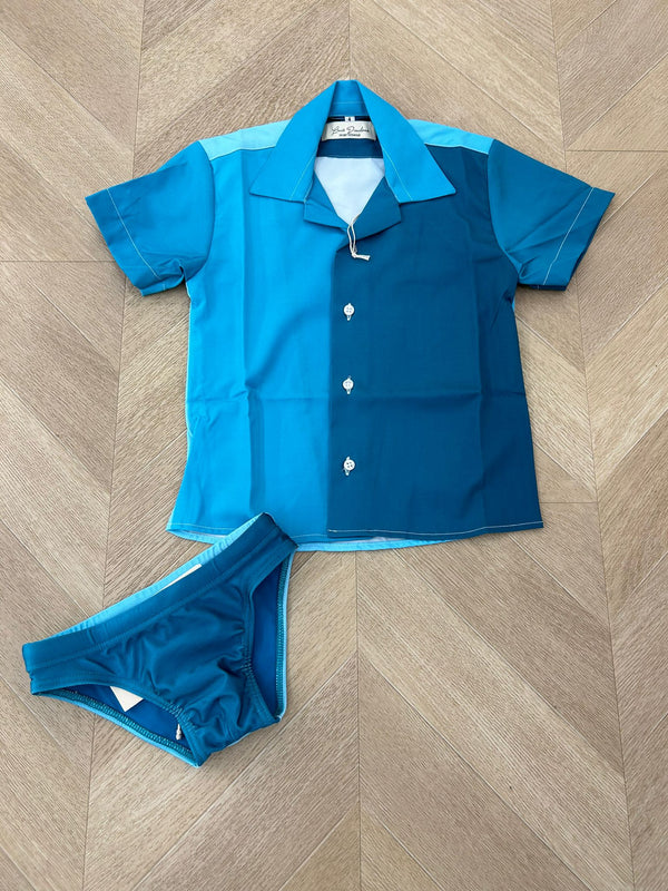 Camicia bicolore