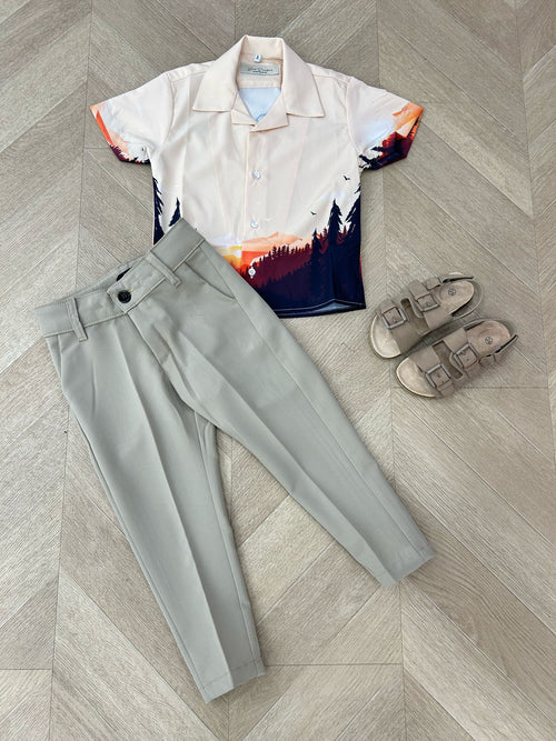pantalone beige