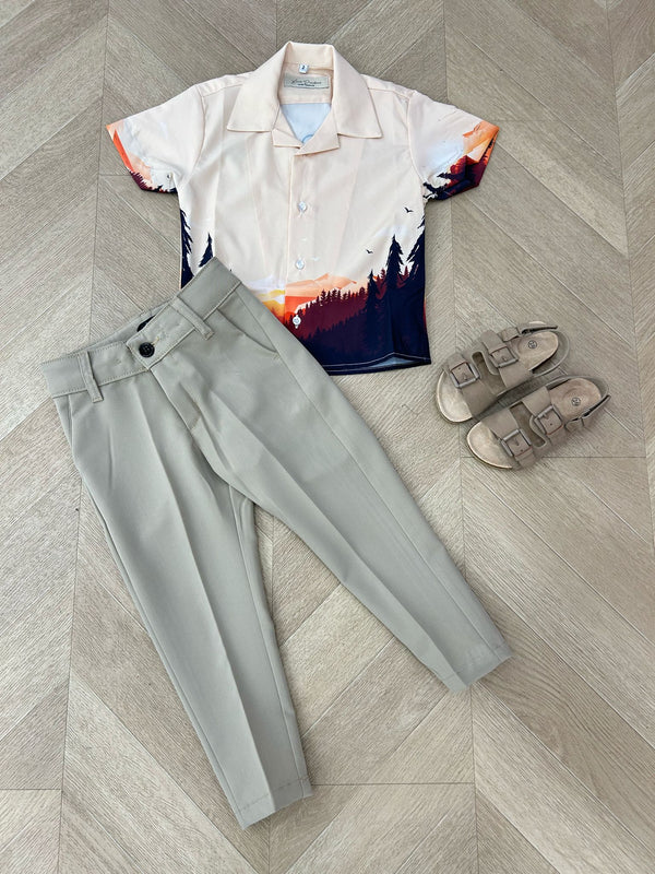 pantalone beige