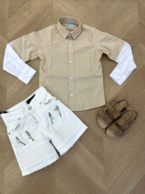 Camicia bicolour allfive