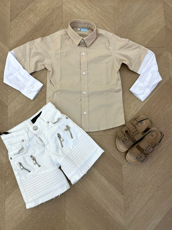 Camicia bicolour allfive