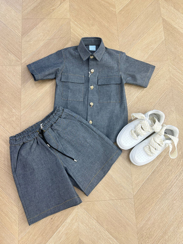Coordinato california denim chiaro