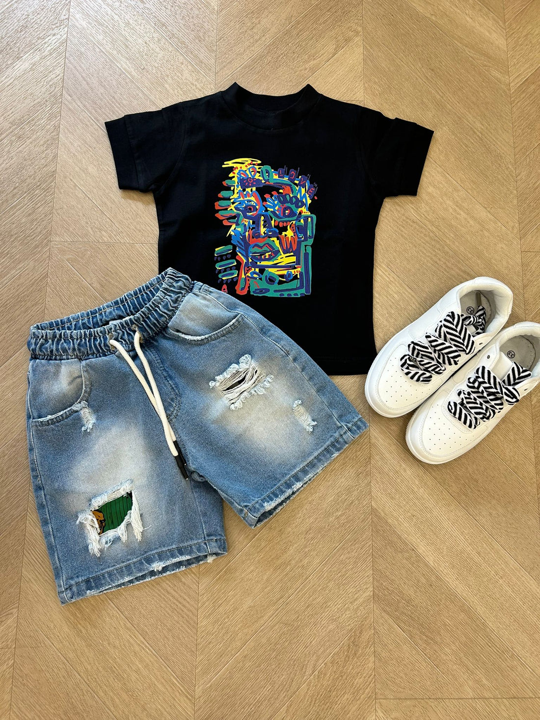 t-shirt love nera