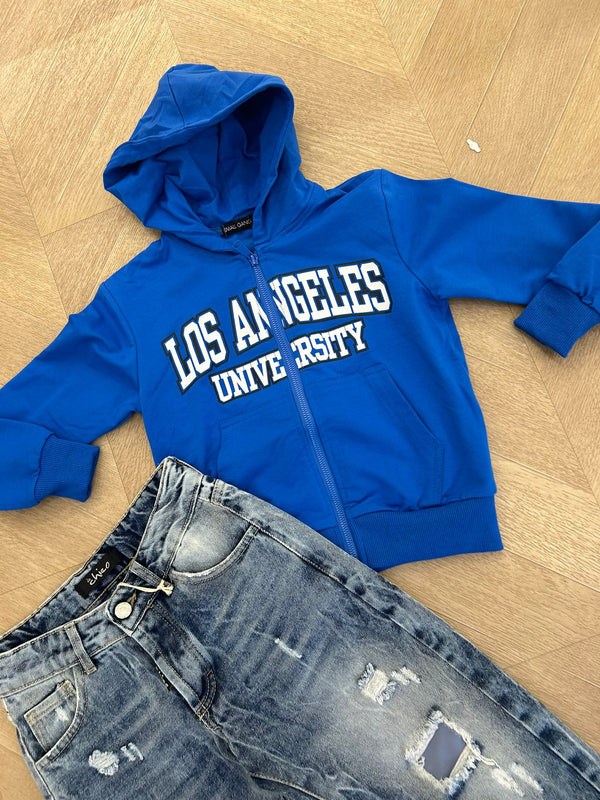 Felpa los angles blu