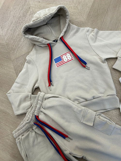 Tuta america beige