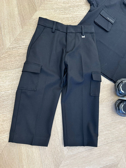 Pantalone tasconi nero