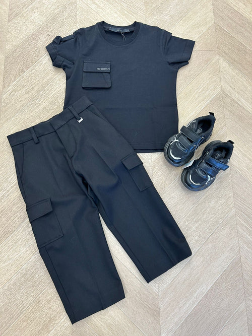 Pantalone tasconi nero