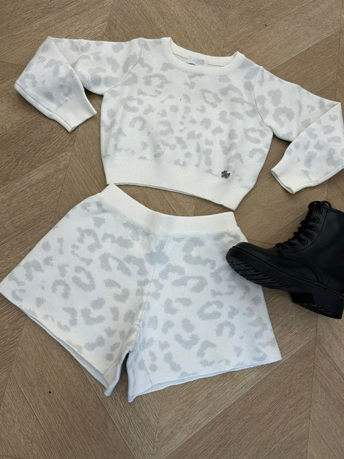 Coordinato bianco/silver