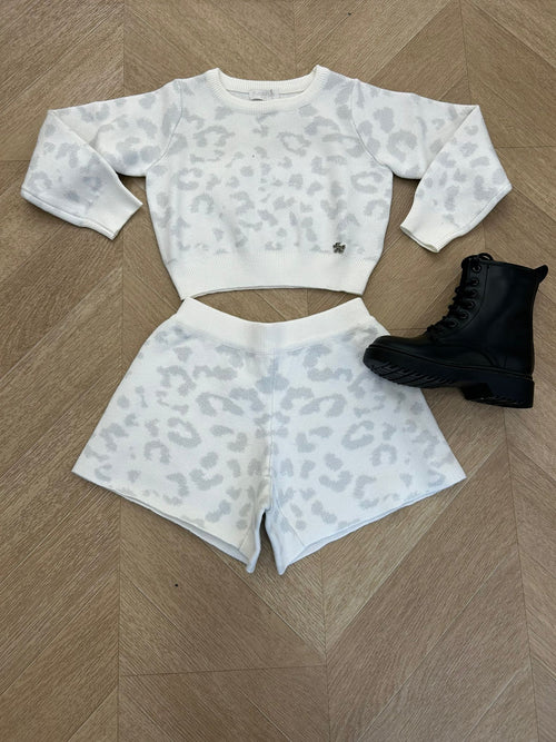 Coordinato bianco/silver