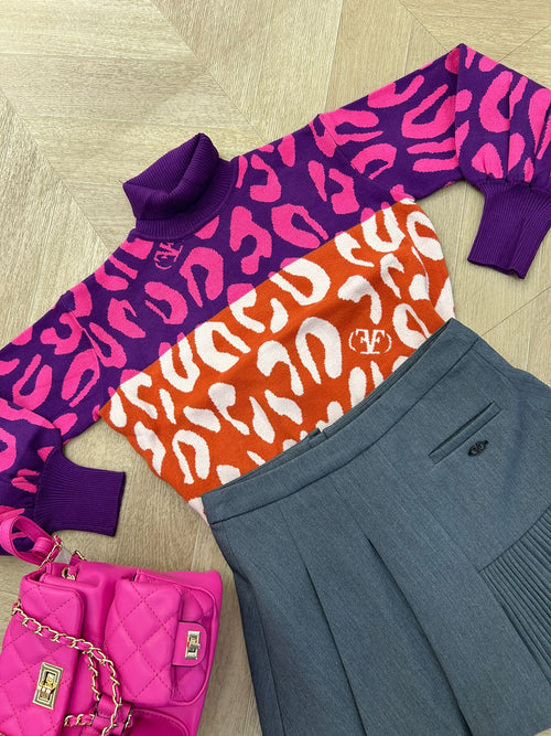 maglione multicolour